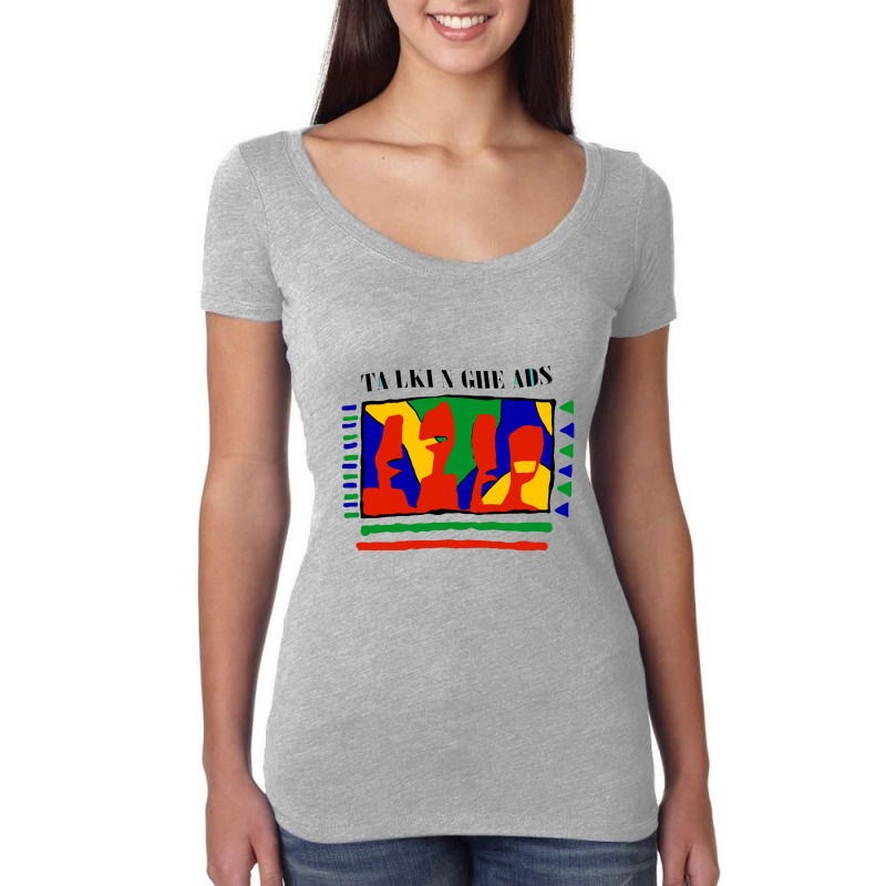 Ta Lki N Ghe Ads Women's Triblend Scoop T-shirt | Artistshot