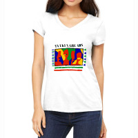 Ta Lki N Ghe Ads Women's V-neck T-shirt | Artistshot