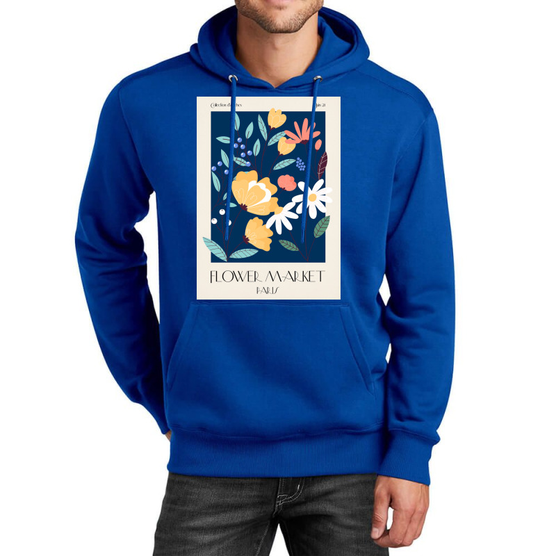 Flower Market Paris Unisex Hoodie by Mabel L | Artistshot