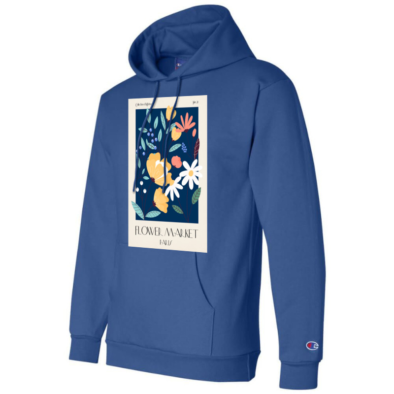 Flower Market Paris Champion Hoodie by Mabel L | Artistshot