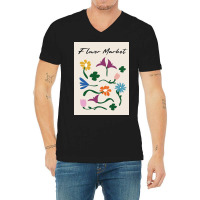 Flower Market V-neck Tee | Artistshot