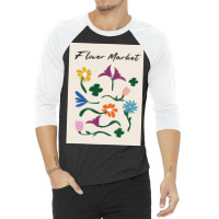 Flower Market 3/4 Sleeve Shirt | Artistshot