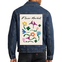 Flower Market Men Denim Jacket | Artistshot