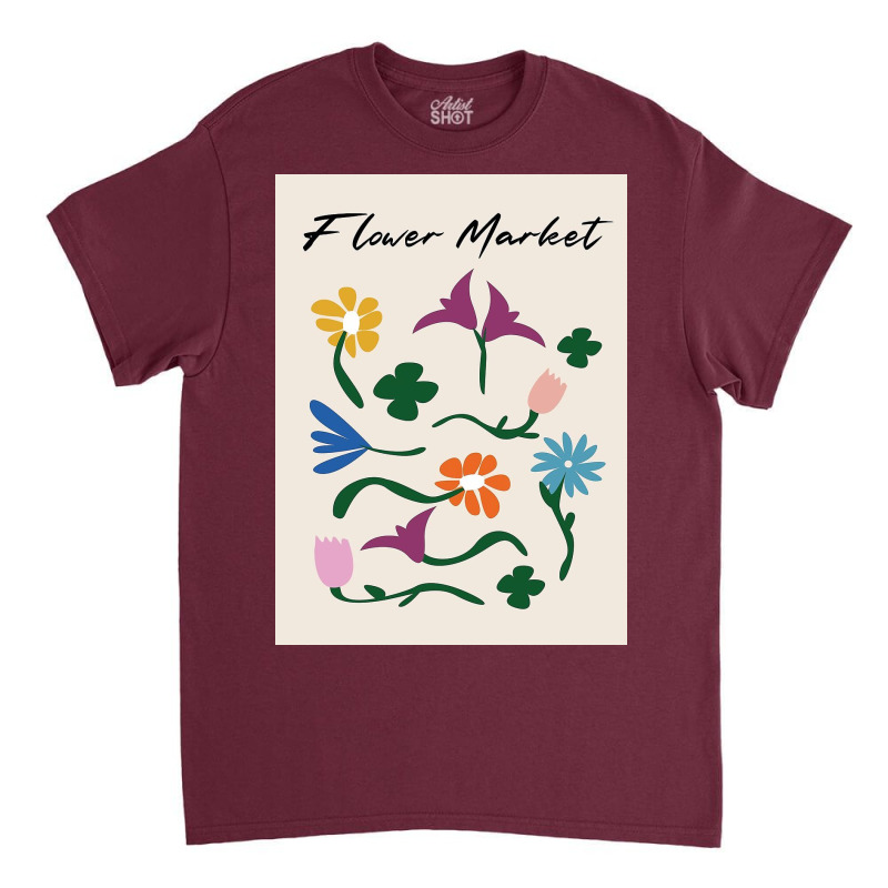 Flower Market Classic T-shirt by Mabel L | Artistshot