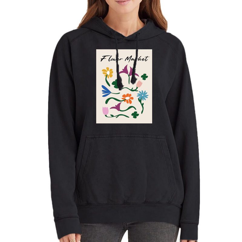 Flower Market Vintage Hoodie by Mabel L | Artistshot