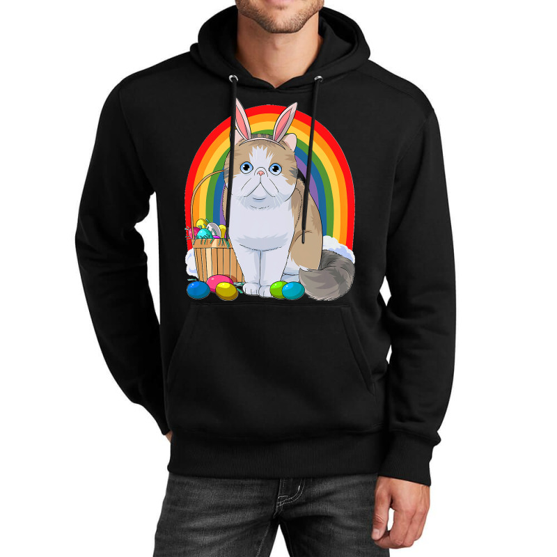 Exotic Shorthair Cat Easter Eggs Bunny Rabbit Premium T Shirt Unisex Hoodie by JerrodHeathGaylon | Artistshot