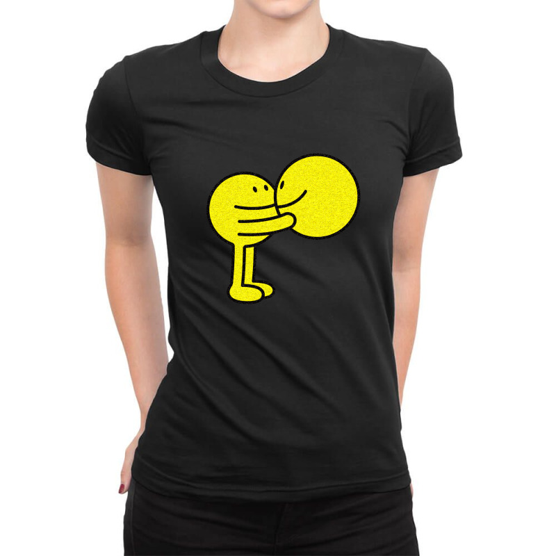 Smile Pop Art Ladies Fitted T-Shirt by zig street | Artistshot