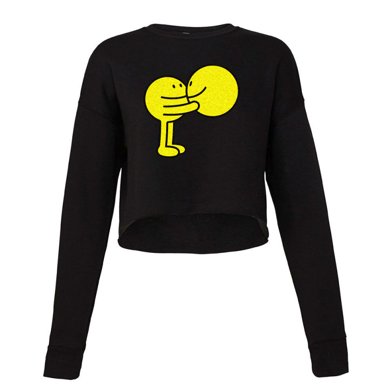 Smile Pop Art Cropped Sweater by zig street | Artistshot