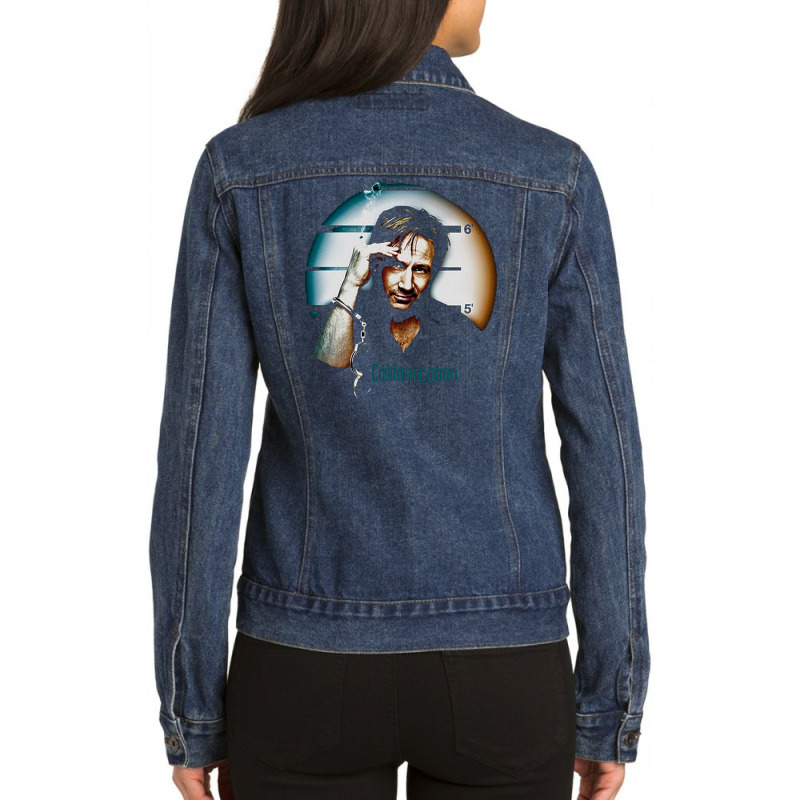 In Handcuffs Ladies Denim Jacket | Artistshot