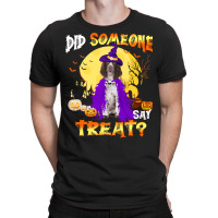 Dog Springer Spaniel Halloween Did Someone Say Treatpng 400 Paw T-shirt | Artistshot