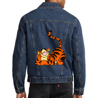 Cartoons,bear,piglet,tigger,eeyore Men Denim Jacket | Artistshot