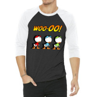 Vintage Ducks Character Animated My Favorite People 3/4 Sleeve Shirt | Artistshot