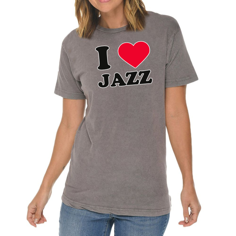 Love Jazz Vintage T-Shirt by zig street | Artistshot