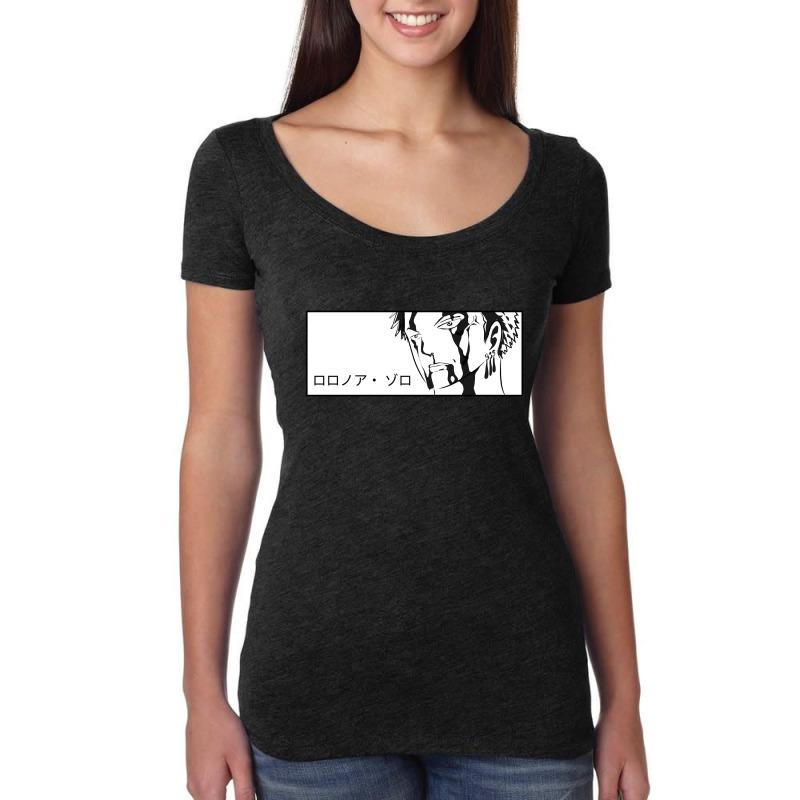 Roronoa Zoro Women's Triblend Scoop T-shirt by gado gado | Artistshot