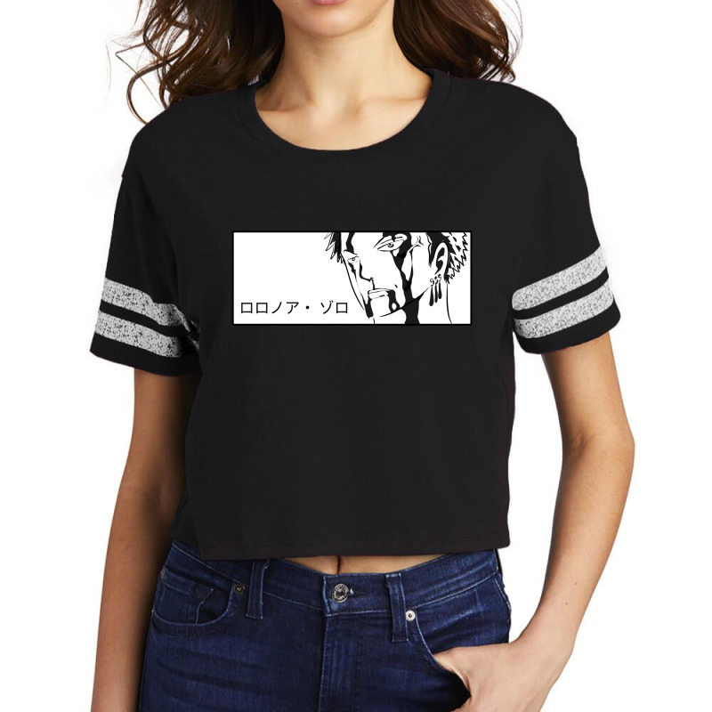 Roronoa Zoro Scorecard Crop Tee by gado gado | Artistshot