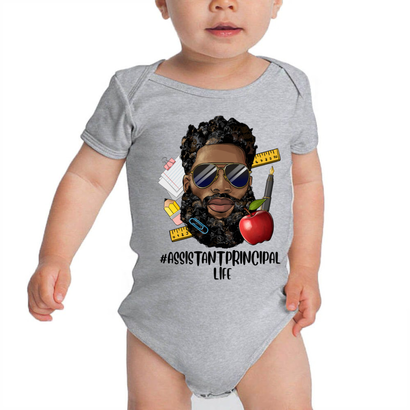 Black Man Assistant Principal Life Baby Bodysuit by HRA Design Shop | Artistshot