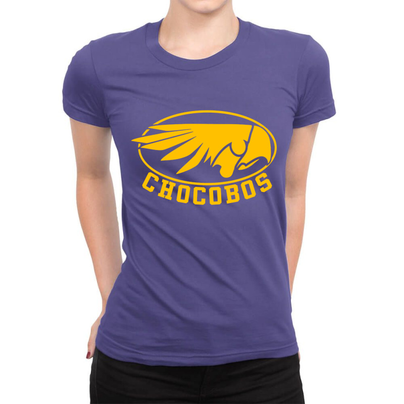 Chocobo Final Fantasy Ladies Fitted T-Shirt by tatadina | Artistshot