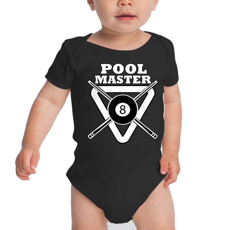 Pool Master Eight Ball   Pool Billiard Table Player T Shirt Baby Bodysuit by komulavcasante6 | Artistshot