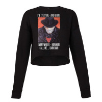 Vintage Graphic Darks Mans Art Character My Favorite People Cropped Sweater | Artistshot