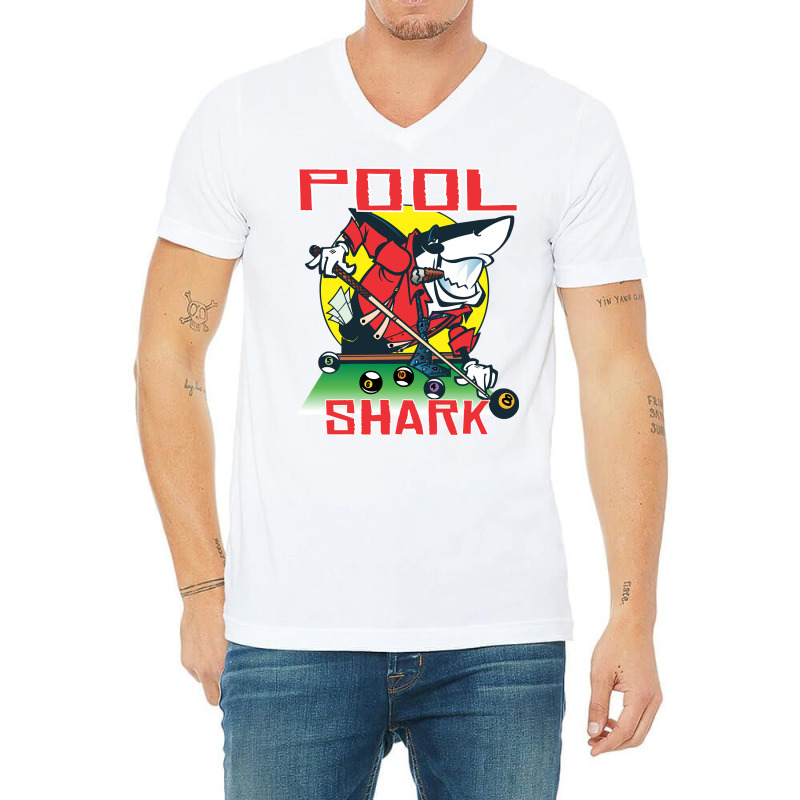 Pool Shark Funny Billiards Eight Ball Nine Ball T Shirt V-neck Tee | Artistshot