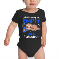 Als Awareness T  Shirt A L S Awareness Mostly Running On Empty A L S W Baby Bodysuit | Artistshot