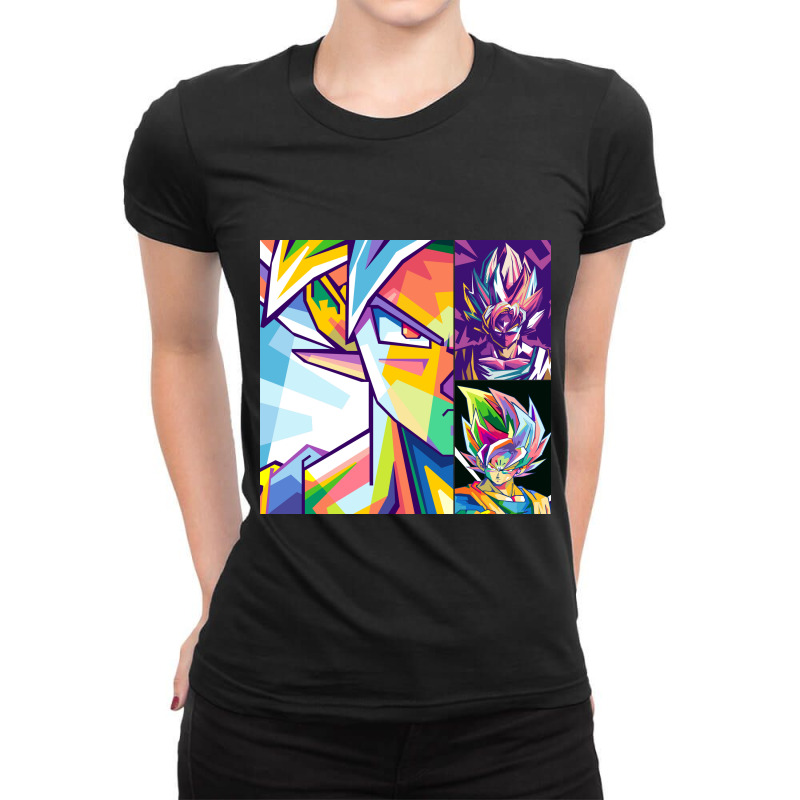 Son Goku Ladies Fitted T-Shirt by Erikhermawann22 | Artistshot