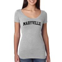 Maryville Athletic Arch College University Alumni T Shirt Women's Triblend Scoop T-shirt | Artistshot