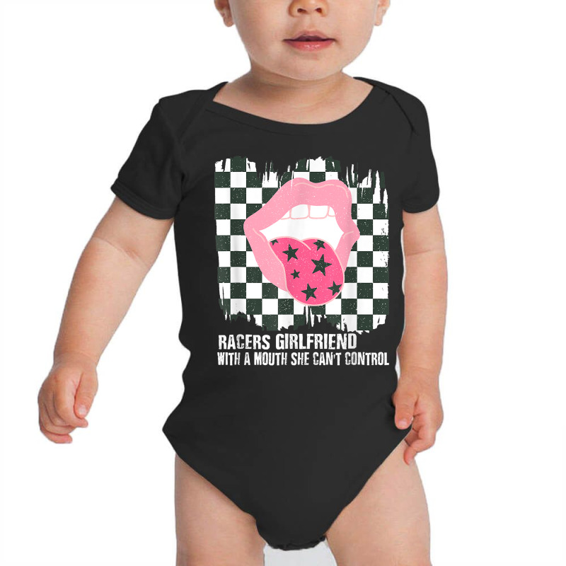 Racers Girlfriend Dirt Track Racing Stock Car Racetrack Gear T Shirt Baby Bodysuit by yepesfoloudeni | Artistshot