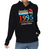 September 1995 Happy 27 Years Of Being Awesome Ltd Edition T Shirt Lightweight Hoodie | Artistshot