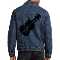 Violin Instrument T Shirt Men Denim Jacket | Artistshot