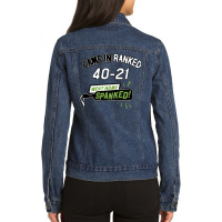 Arkansas Score Ladies Denim Jacket | Artistshot