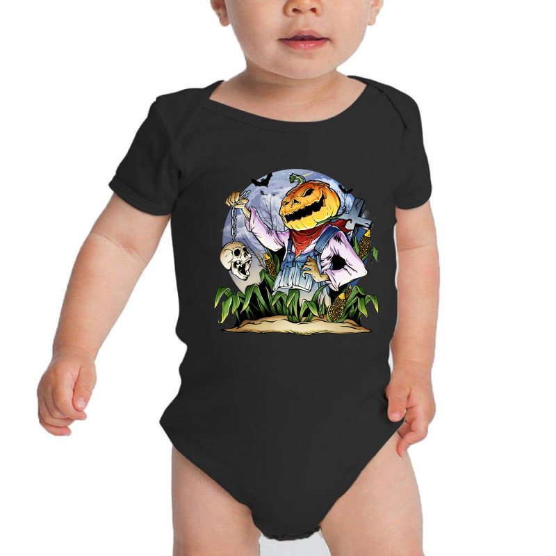 Halloween Pumpkin Zombie Party Baby Bodysuit | Artistshot