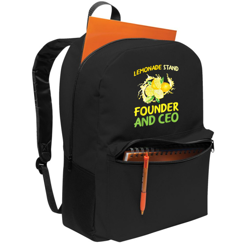 Lemonade Stand Founder And Ceo Lemon Juice Boss T Shirt Backpack | Artistshot