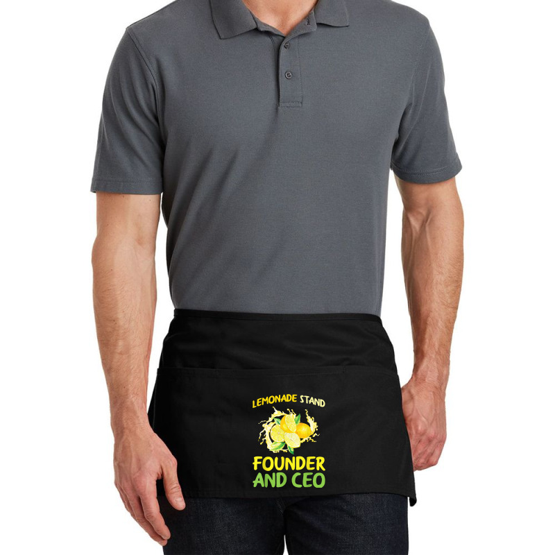 Lemonade Stand Founder And Ceo Lemon Juice Boss T Shirt Waist Apron | Artistshot