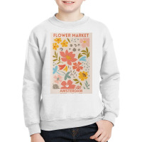 Flower Market Amsterdam Youth Sweatshirt | Artistshot