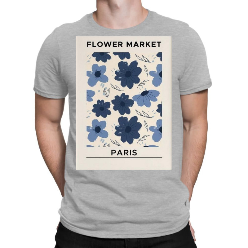 Flower Market Paris T-Shirt by David J | Artistshot