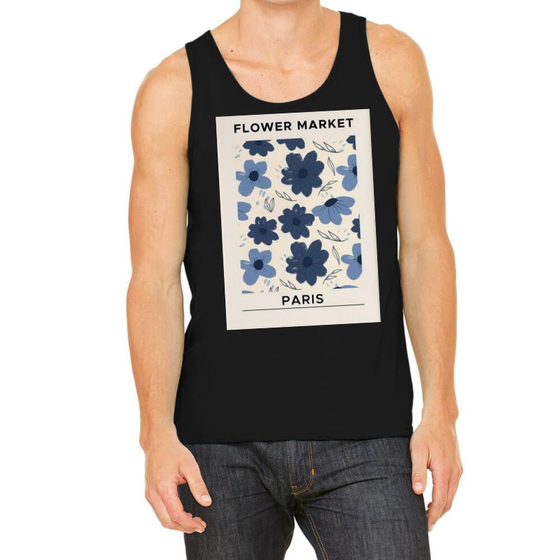 Flower Market Paris Tank Top by David J | Artistshot