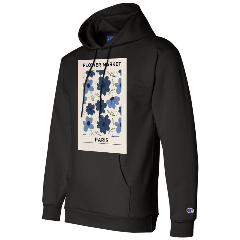 Flower Market Paris Champion Hoodie by David J | Artistshot