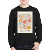 Flower Market Amsterdam Youth Sweatshirt | Artistshot