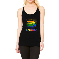 St Petersburg Florida Lgbt Pride Racerback Tank | Artistshot