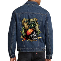 Dead Pirate Pirates Skull Men Denim Jacket | Artistshot