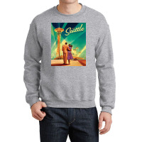 Seattle Sweet City Crewneck Sweatshirt | Artistshot