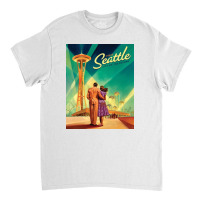 Seattle Sweet City Classic T-shirt | Artistshot