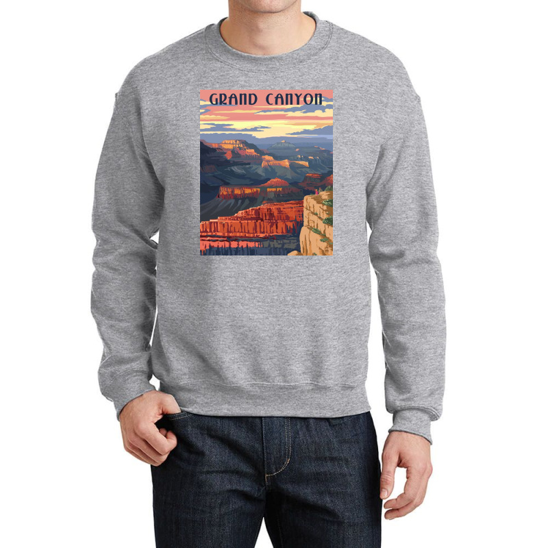 Grand Canyon Sunset Crewneck Sweatshirt by Mariartin | Artistshot