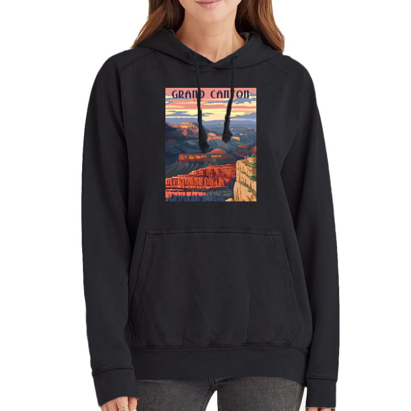 Grand Canyon Sunset Vintage Hoodie by Mariartin | Artistshot