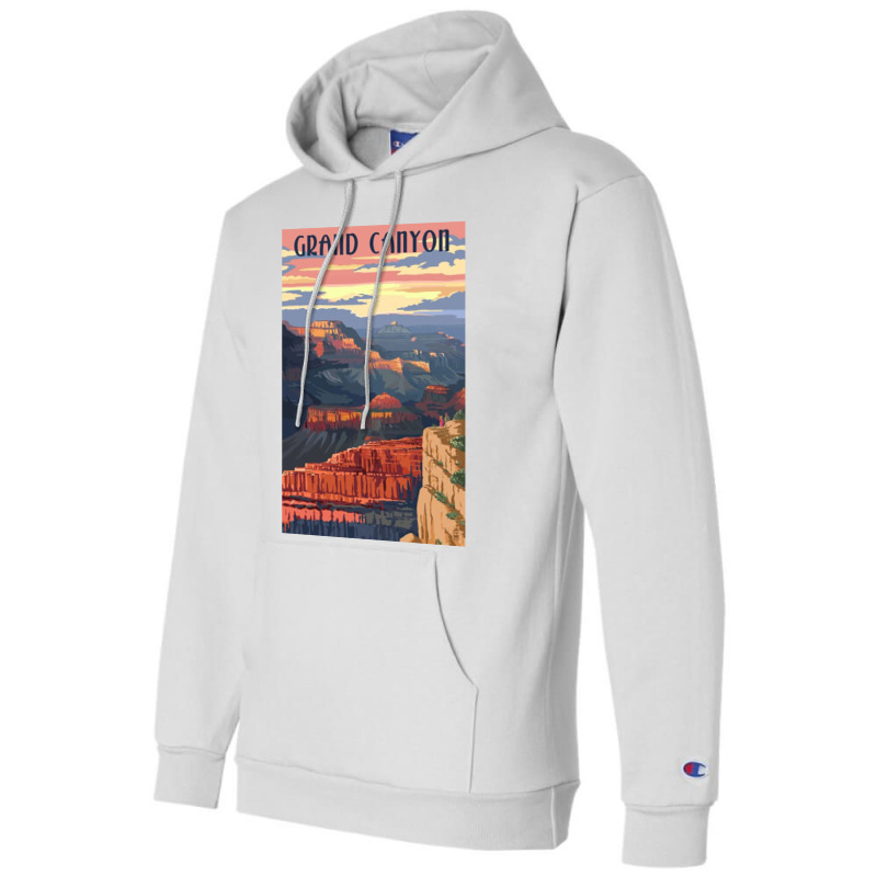 Grand Canyon Sunset Champion Hoodie by Mariartin | Artistshot