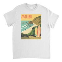 Malibu Calivornia Beach Classic T-shirt | Artistshot