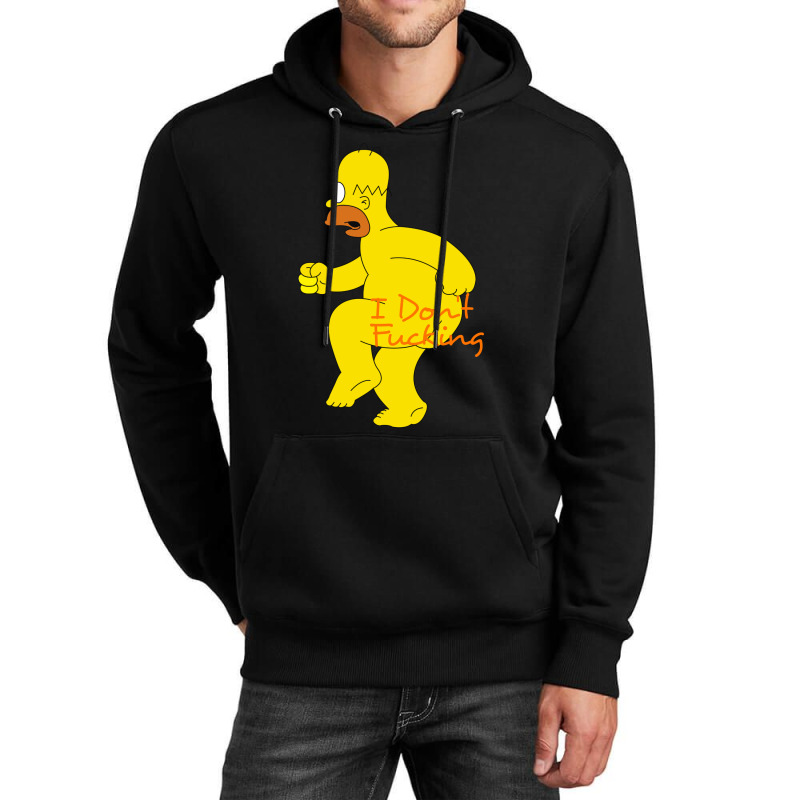 I Don't Fucking The Simpsons Funny Cartoon Unisex Hoodie by coşkun | Artistshot