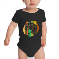 Strong Black Woman Afro Word Art Natural Hair Baby Bodysuit | Artistshot