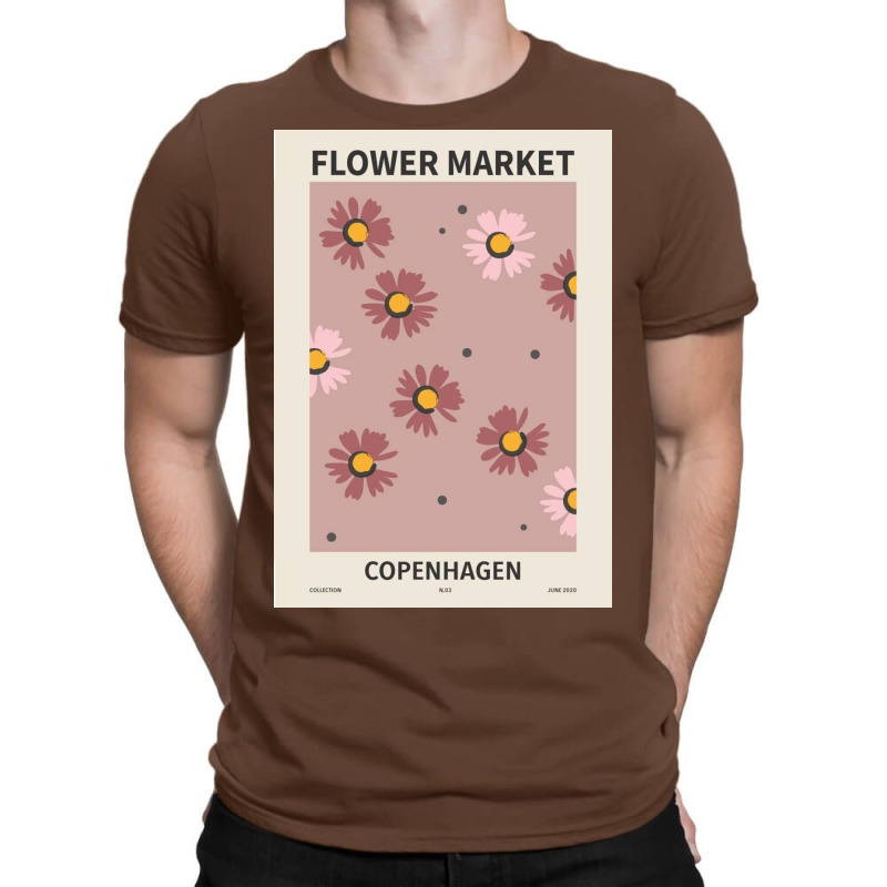 Flower Market Copenhagen T-shirt | Artistshot